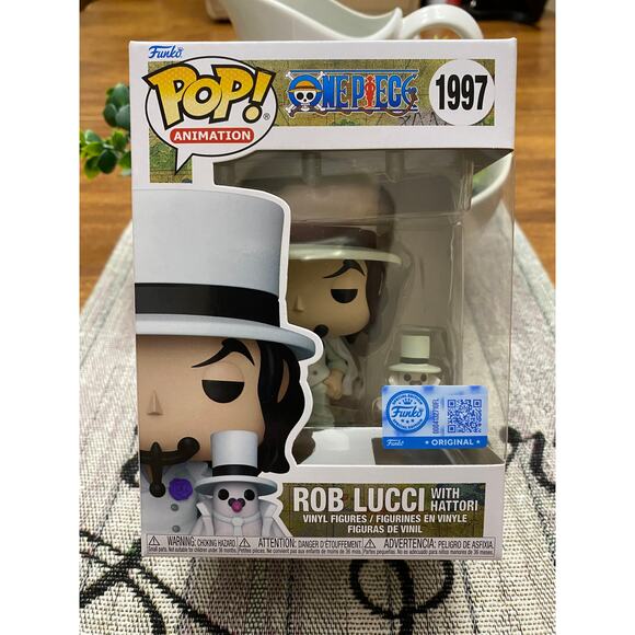 Funko Pop Animation: One Piece - Rob Lucci with Hattori - Picture 1 of 6